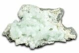Sparkly Prehnite Pseudomorph After Laumontite - India #342412-1